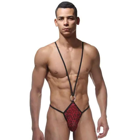 Bodi muški crveni leopard