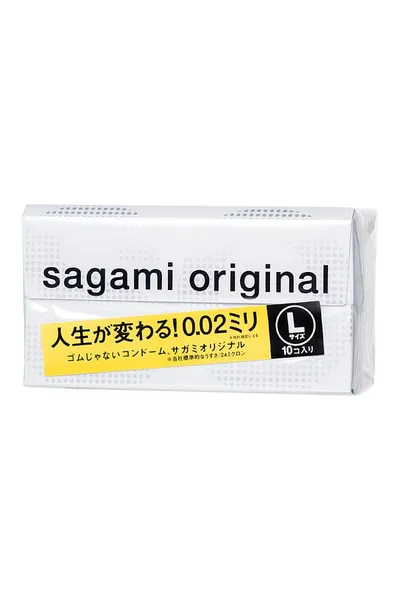 Kondomi Sagami Original 002 L-Size, poliuretan, 10 kom.