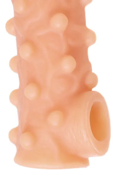 Kokos mlaznica je realna sa dodatnom stimulacijom, TPE, telesna, 10 cm