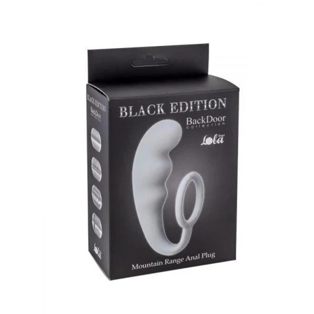 Analni stimulator sa prstenom za erekciju Mountain Range Anal plug Grei 4218-02lola