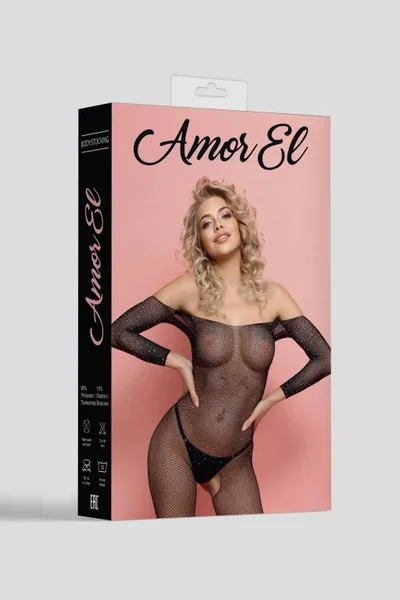 Esponela (bodi kombinezon) sa XL/XXL rhinestones