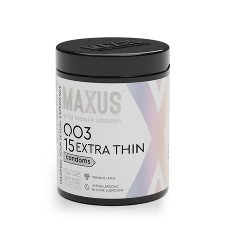 Kondomi Makus 003 №15 sa gvozdenim kućištem, extremno tanki X-Edition, 15 kom
