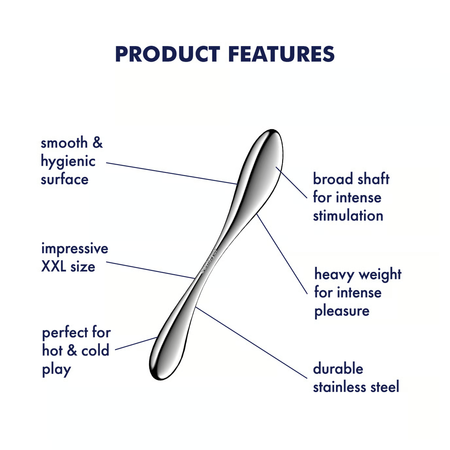 Markdovn! Metalni Dildo Satisfier Star Force 3