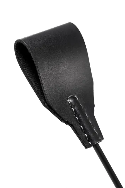 Pecado BDSM stack, sa metalnom drškom, model 2, koža, crna