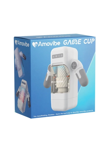 Inovativni robot masturbator Amovibe Game Cup, beli