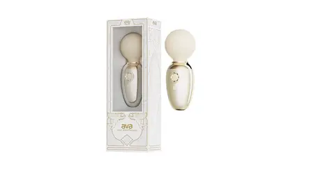 Mini vibracioni masažer sa Ava funkcijom grejanja, bež