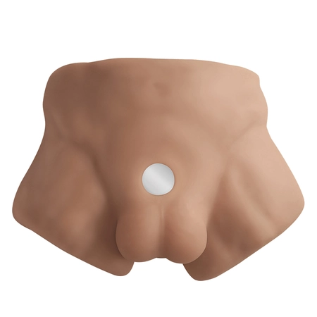 SILEKD Apollo s Dildo torzo, karamel, 7