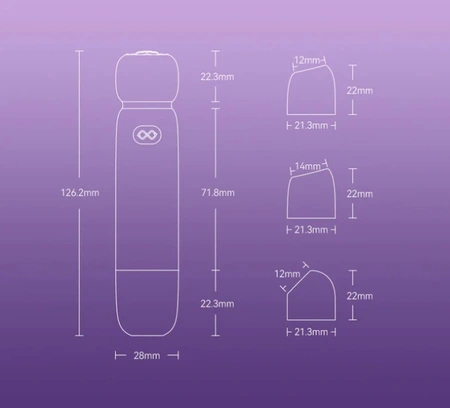 Lia vakuumski stimulans, bež