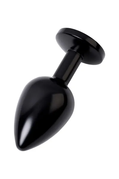 Analna čaura Metal bi TOIFA, metal, crna, sa crvenim kristalom, 8,2 cm, Ø3, 4 cm, 85 g.