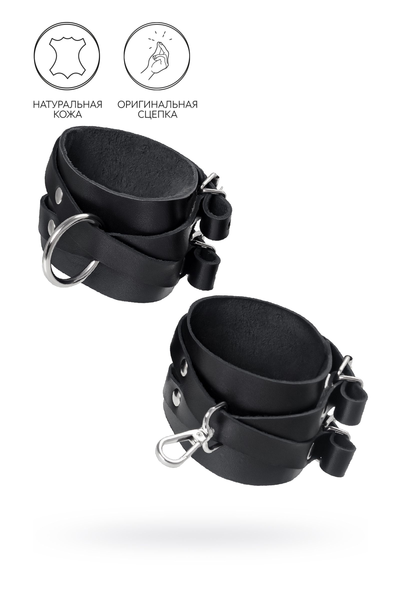 Pecado BDSM okovi, sa dve ukrštene trake, kvačilo-originalni karabin, koža