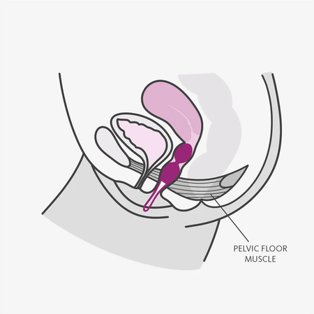 FF Smartballs Duo vaginalne kuglice, ljubičaste. 34101