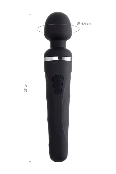 Lovense Domi 2 vibracioni masažer, silikon, Crna, 23,3 cm