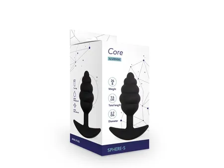 Sphere Analni čep, boja crna (Core) L