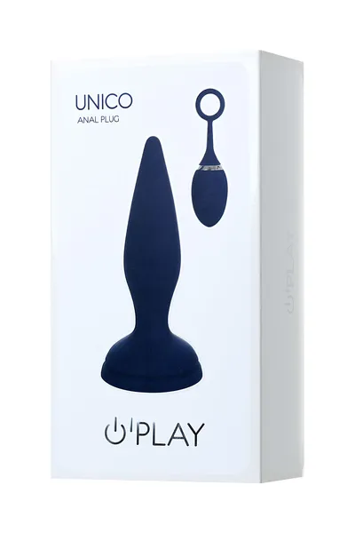 Analna vibracija'plai Unico sa daljinskim upravljačem, silikon, plava, 13,5 cm.