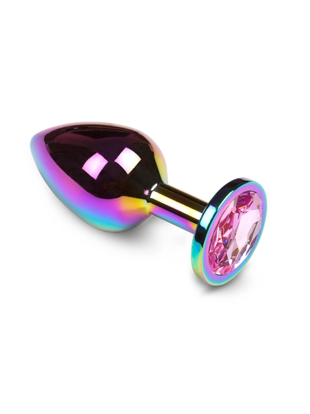 Slane stvari - Analni čep sa kristalom, 7k3 cm (roze)