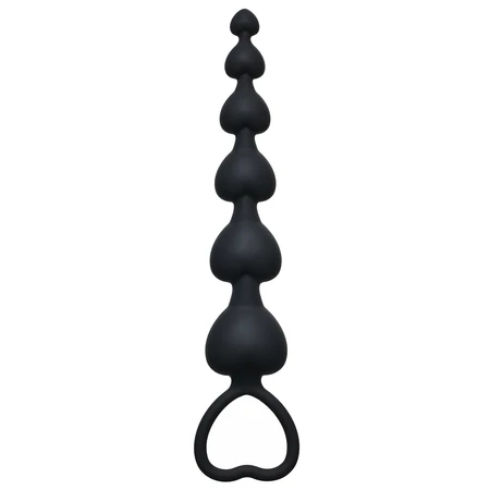 Analni lanac Heart's Beads Black