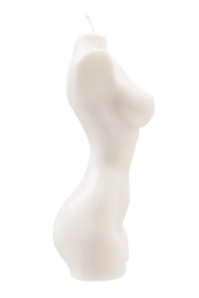 Unutrašnja sveća Pecado BDSM ženski torzo bela, 850 gr.