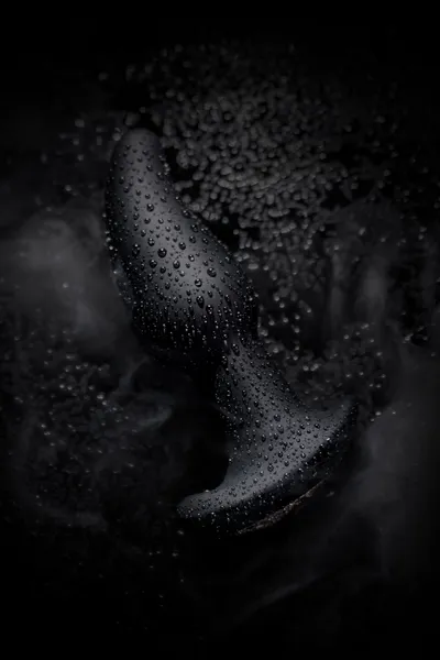 Erotist Hurricane analna čaura sa efektom rimminga, silikon, Crna, 14 cm