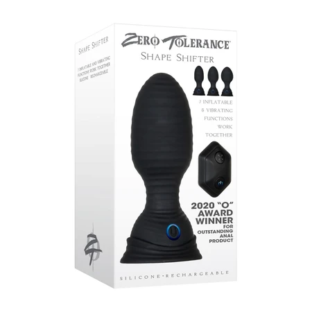 Zero Tolerance Shape Shifter Analni čep sa vibracijom, funkcijom zumiranja i daljinskim upravljačem