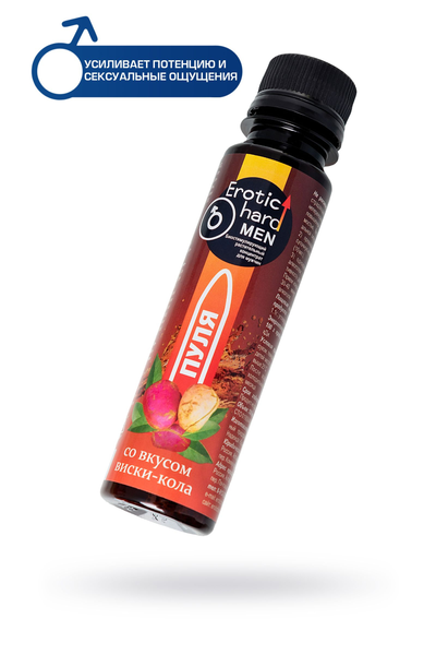 Erotichard metak koncentrat za biostimulaciju za muškarce, sa ukusom viski-kola, 100 ml