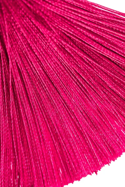 Kopče za bradavice Pecado BDSM, viljuške, sa resicama od svile, metal, bordo