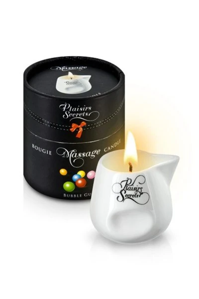 Massage Candle bubble gum 80ml sveća sa masažnim uljem 80ml