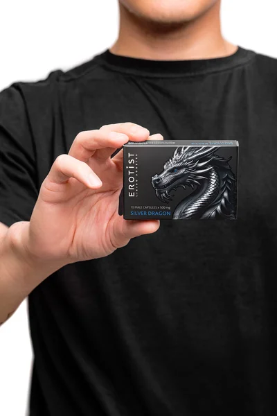 Erotist Silver Dragon kapsule, za muškarce, za poboljšanje erekcije, 10 kapsula