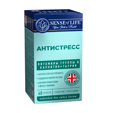 BAD Antistress Sense of Life, vitaminsko-mineralni komplex, 60 kom