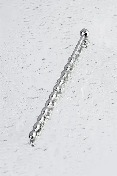 TOIFA Metal uretralni pigtail plugin dugačak, srebrni