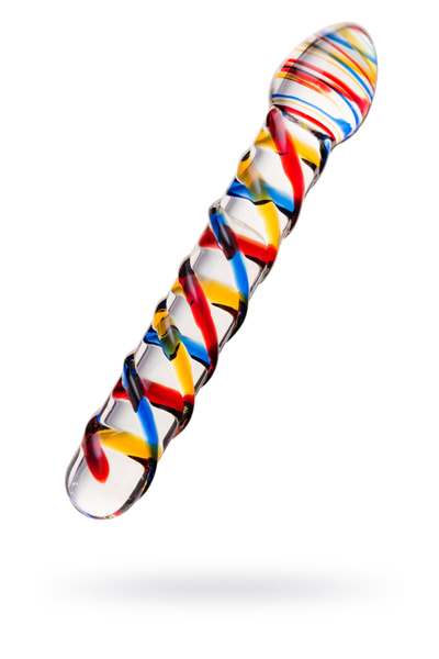 Sekus Glass dvostrani Dildo, staklo, prozirno, 19,5 cm