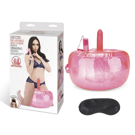 Vruće ružičasti jastuk na naduvavanje sa vibrirajućim Dildo-om