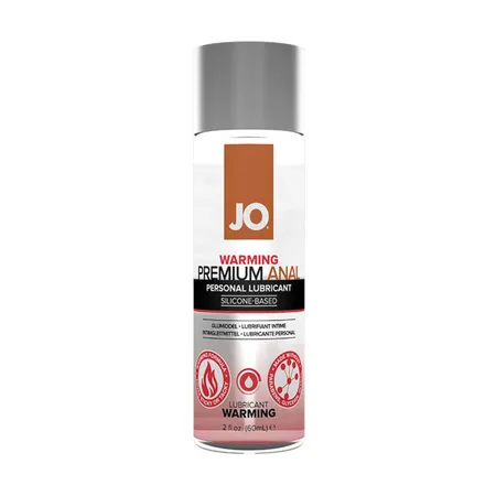 Analno grejno mazivo na bazi silikona / jo Anal Premium Varming 2oz-60 ml.