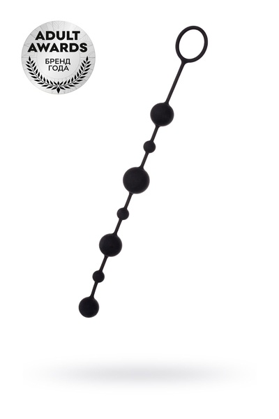 Analni lanac Toyfa A-igračke Coron, silikonski, crna, 35,9 cm