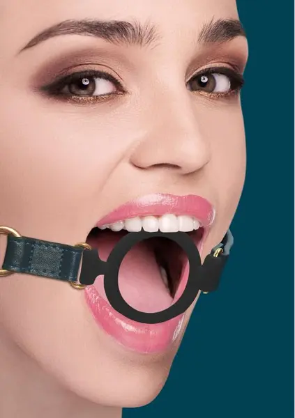 Geg sa ouch ouch nosačem! - Silicone Ring Gag - Green
