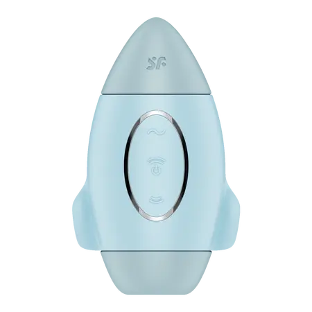 Satisfier Mission Control vakuumski stimulator klitorisa, cijan