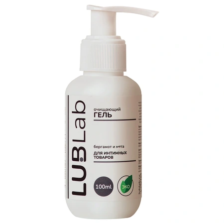 Lublab 100ml eko-gel za čišćenje intimnih igračaka bergamot i nana