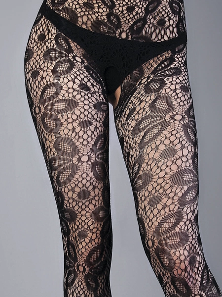 Cvetni crni kombinezon (impulse) s-l