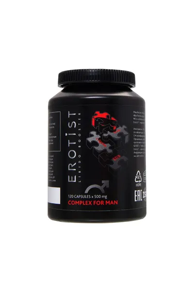Erotist Complek For Man kapsule, za poboljšanje erektilne funkcije, 120 kapsula
