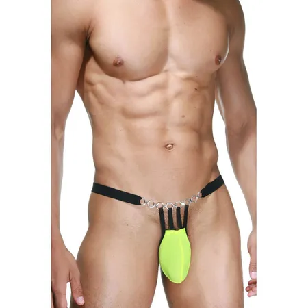 Tange od zelene salate sa srebrnim prstenovima