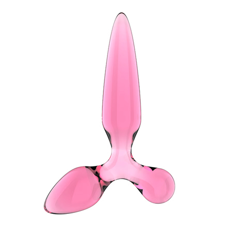 Dildo Satisfier Triple Cristal 2, roze