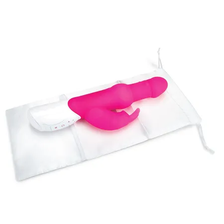 Živahni vibrator sa rotirajućim perlicama Pleasure Pearls Rabbit Pink