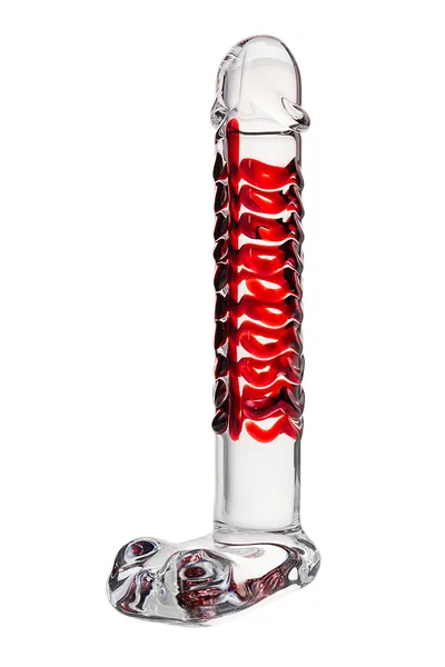 Nerealni Dildo Sekus Glass, staklo, prozirno, 16 cm (912023)