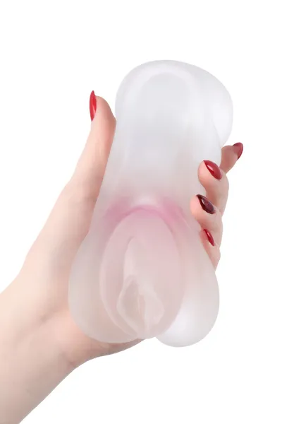 Masturbator je realan TOYFA Juici Maca Crystal Rose, TPE, 14 cm