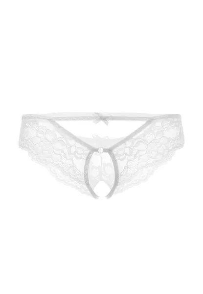 Erotske Gaćice Erolanta Lingerie Collection, čipkaste, bele (42-44) 741022 (42-44)