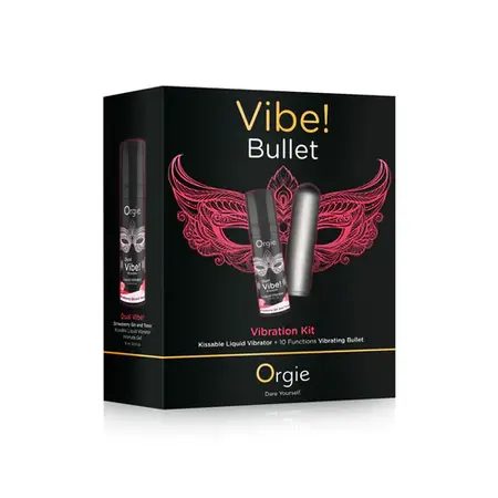 Orgie Vibe Set! Bullet sa vibracionim gelom Dual Vibe i vibracionim mecima