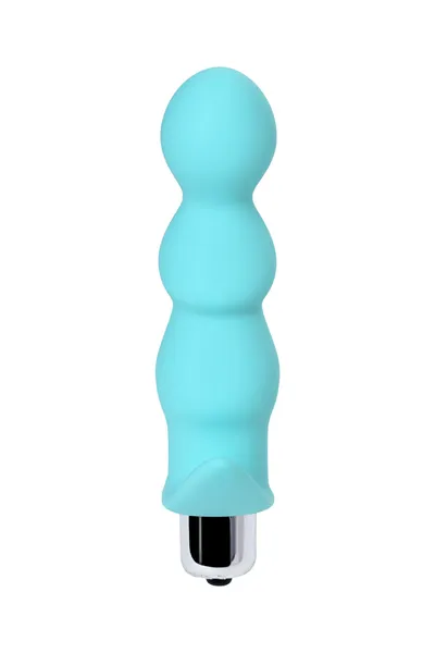 Analni vibrator stvari-Drkanje, plava, silikon, 11,5 cm