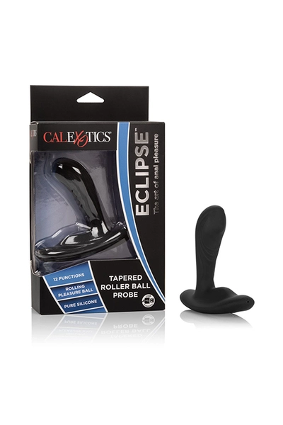 Prepunjeni silikonski masažer prostatapered Roller Ball probe sa  rotirajućom kuglicom