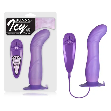 Vibrator za G-tačku Bunni Ici ljubičasta