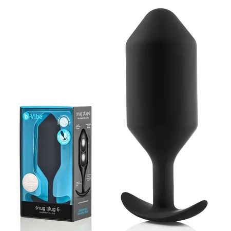 Profesionalni pluta za nošenje B-Vibe Snug plug 6 crna