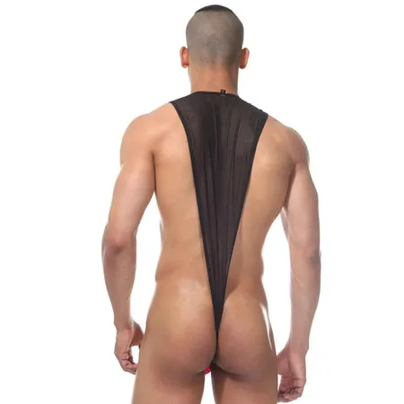 Bodi muško crno-crveno